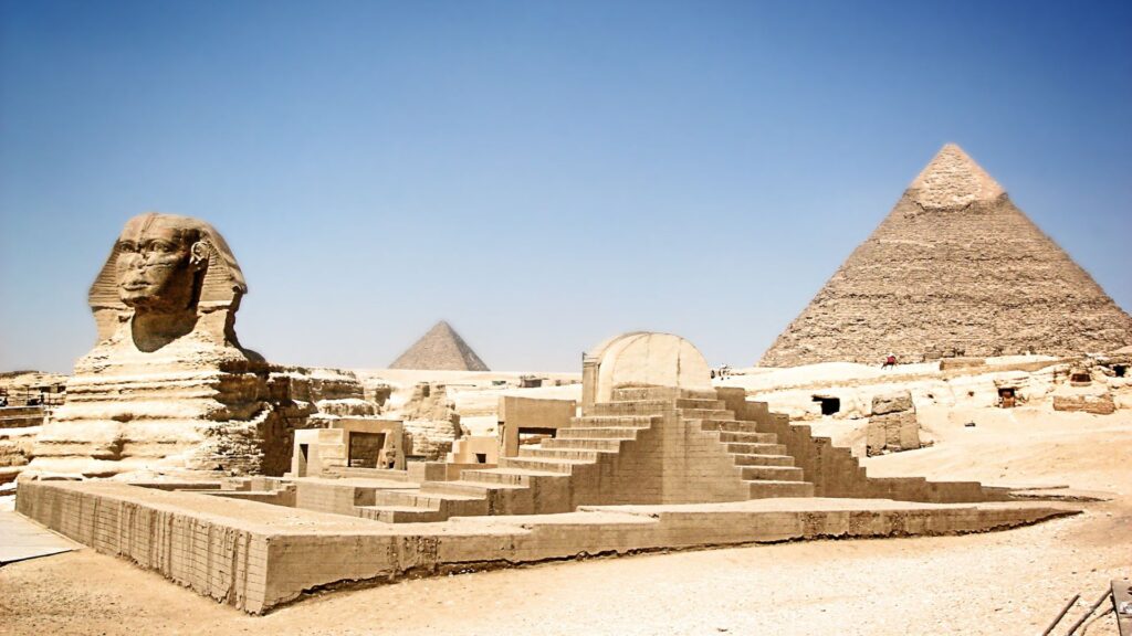 Sphinx and The Great Pyramid