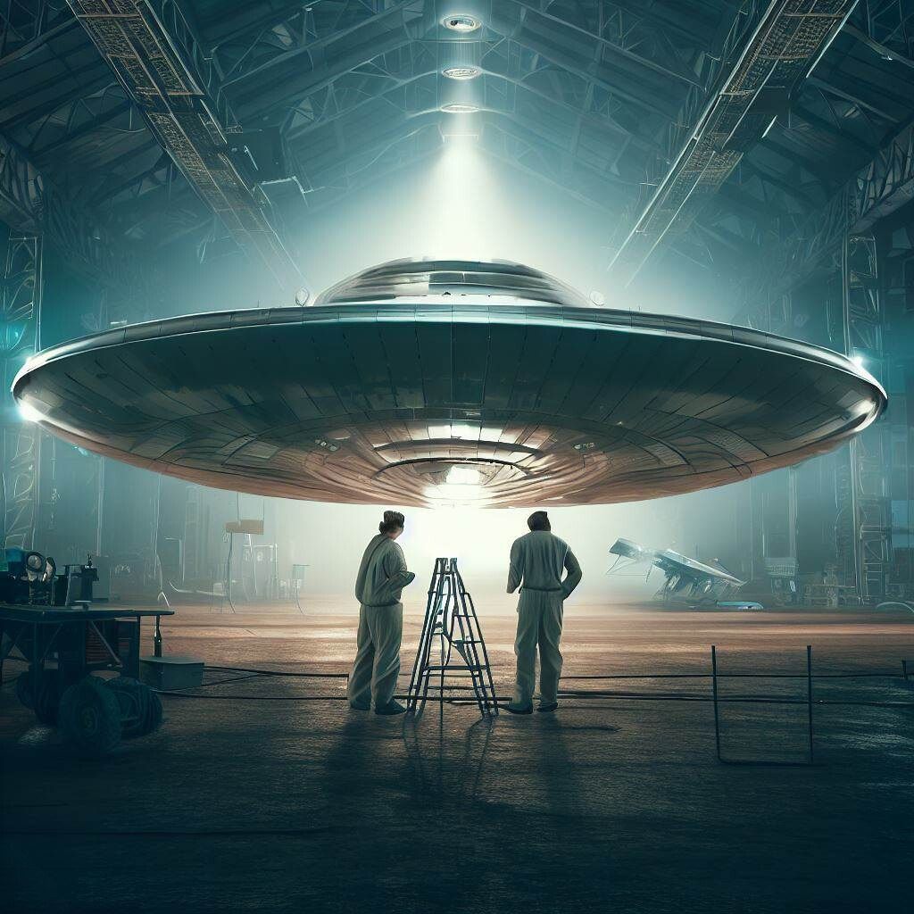Scientists back engineering metallic flying saucer.