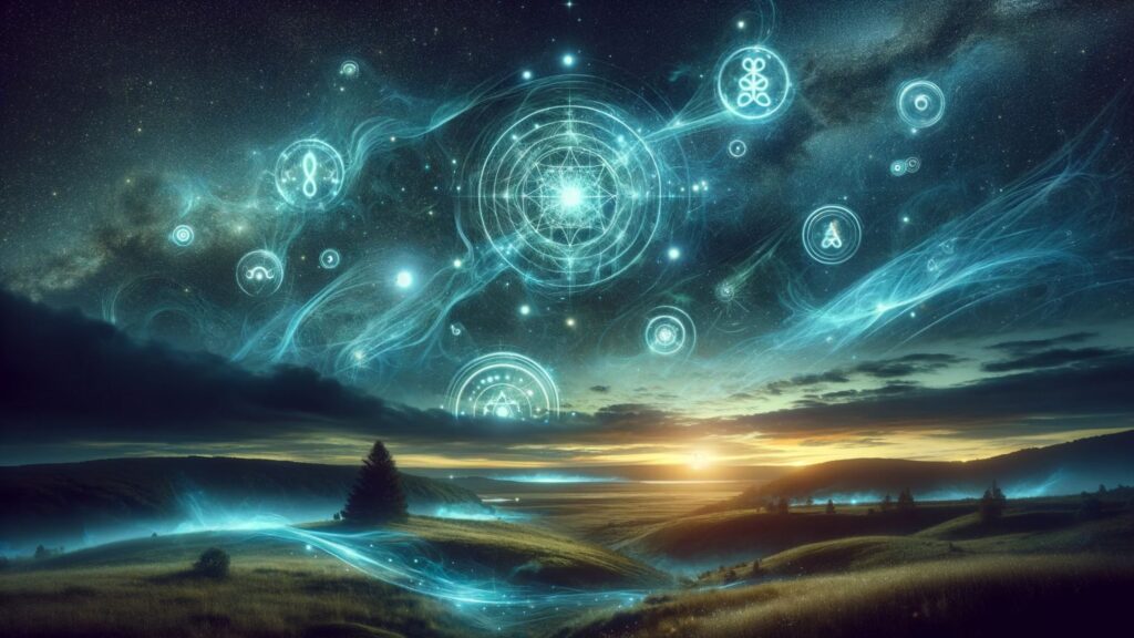 A visually captivating image representing the concept of alien communication with Earth.