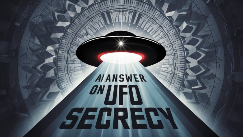 AI Answer on UFO Secrecy.