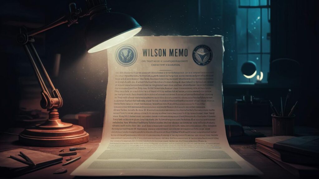 The Wilson Memo: A Potential UFO Link?